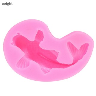 3d diy silicone hình cá khuôn bánh cá chép fondant khuôn xà phòng socola vn