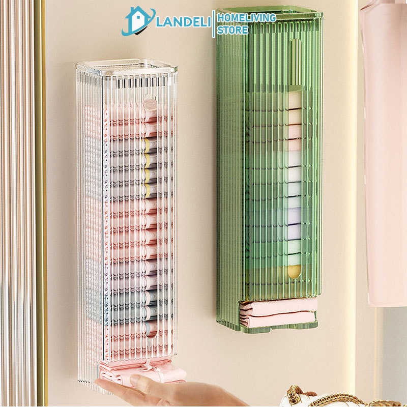 Hộp đựng đồ lót/ vớ LANDELI treo tường không thấm mồ hôi có độ thấm hút cao