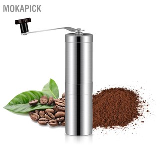 Mokapick Máy Xay Cà Phê Bằng Thép Không Gỉ Hình Nón Burr Bean Có Tay Quay Thể Điều Chỉnh Cài Đặt Tốt Đến Thô Cho Cắm Trại Du Lịch