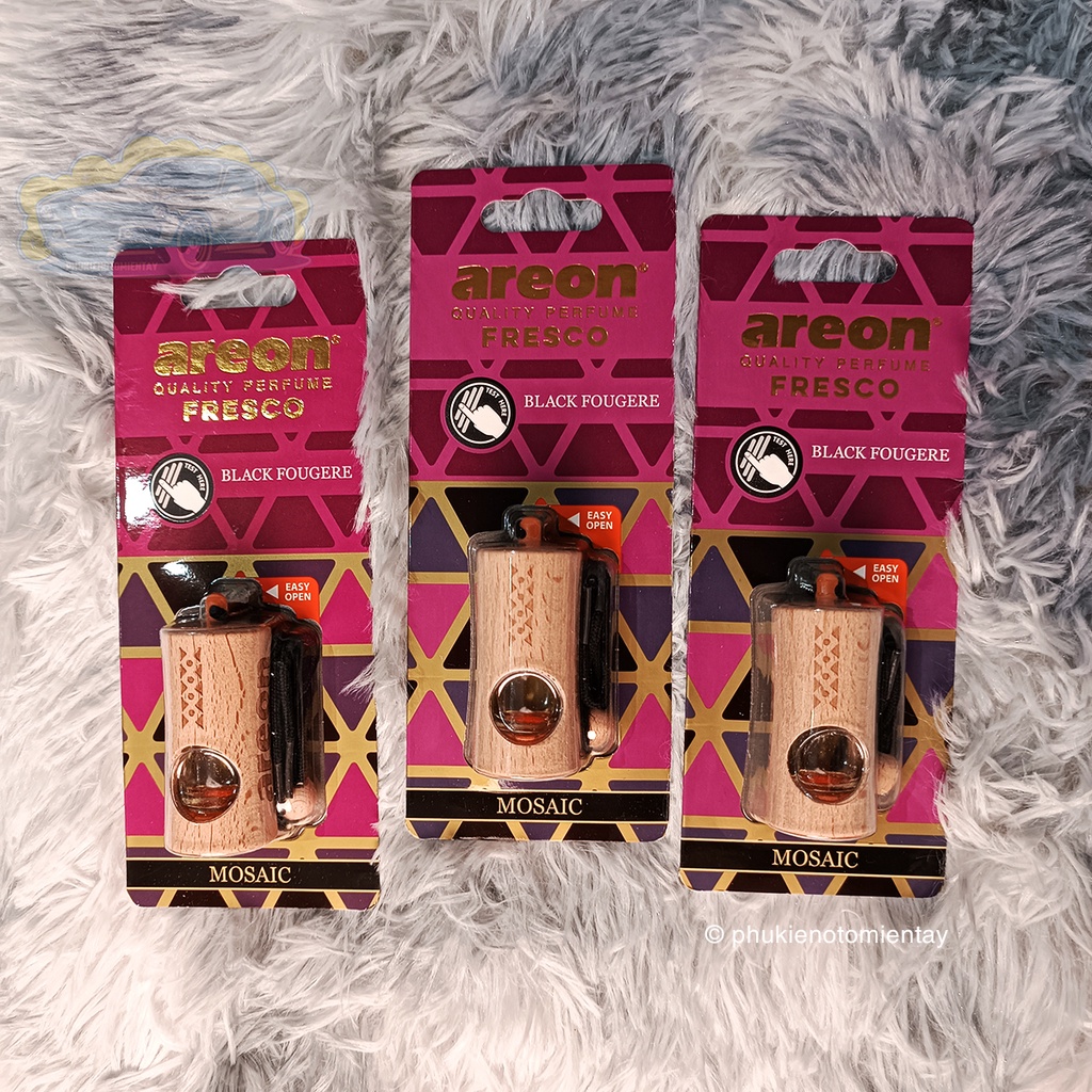 Tinh Dầu Treo Ô Tô Areon,  Chính Hãng Nhập Khẩu Bulgaria, Khử Mùi, Trang Trí Xe Hơi 5