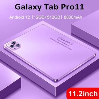  Máy tính bảng mới 16GB + 512GB Máy tính bảng Galaxy 11,2 inch máy tính bảng giải trí giá rẻ dành cho học tập và văn phòn 
