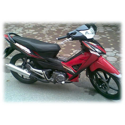 Ốp yếm phải Wave RSX 100 2008 màu đỏ *R315P* (64200KVRV60ZB)