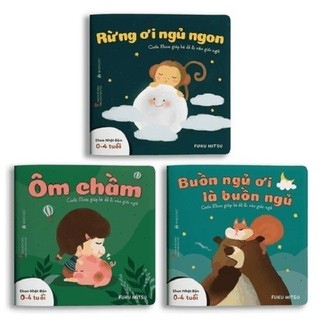 Bộ sách Ehon Nhật Bản - Buồn ngủ ơi là buồn ngủ