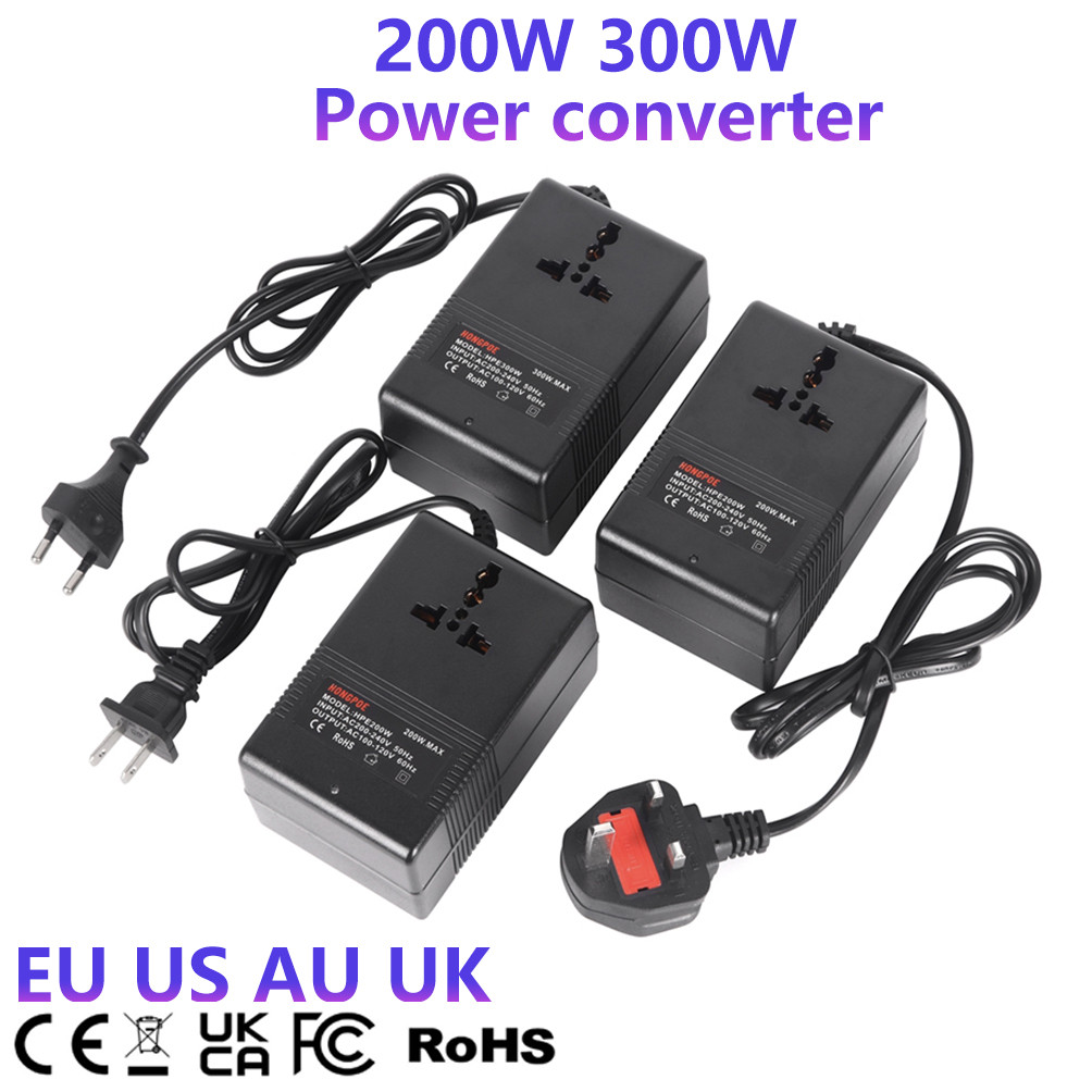 200W 300W Bộ Chuyển Đổi Điện Áp 220V Sang 110V Hoặc 110V Sang 220V Biến Áp Bước Xuống Biến Áp Điện Á