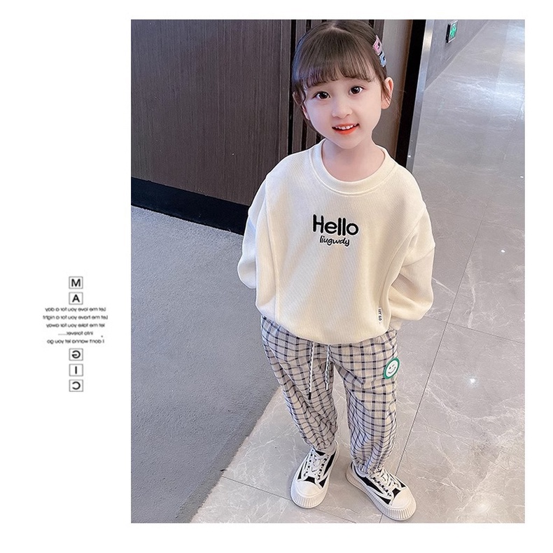 Quần Dài Dáng Rộng Cỡ Lớn 110-160cm In Họa Tiết Hoạt Hình Dễ Thương Thời Trang Thu Đông Cho Bé Trai / Gái