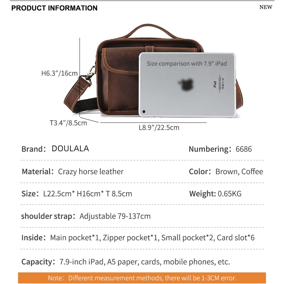 Túi Da Đeo Chéo Thời Trang Dành Cho Nam