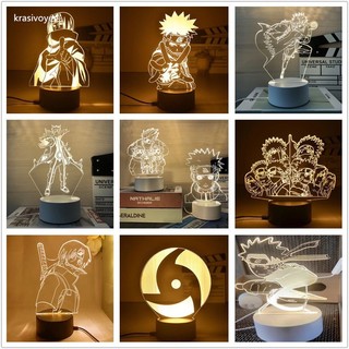 Đèn led 3d Để Bàn Hình anime naruto Ấm Áp Trang Trí Phòng Ngủ