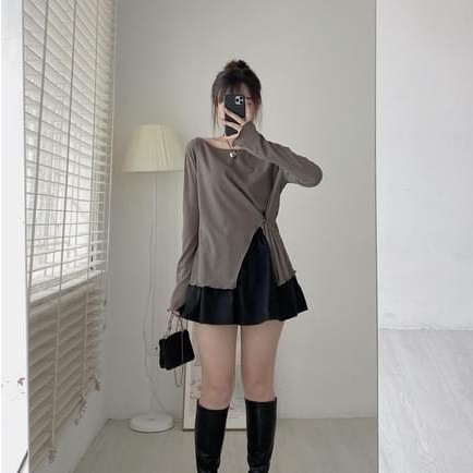 ÁO XE VẠT chất thun tăm dài tay, Aoxevat1048_P0K47