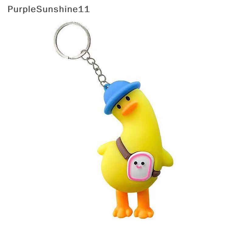 Móc Khóa Cao Su Mềm Hình Vịt Sáng Tạo Dễ Thương Thời Trang Mới Năm 2023 n