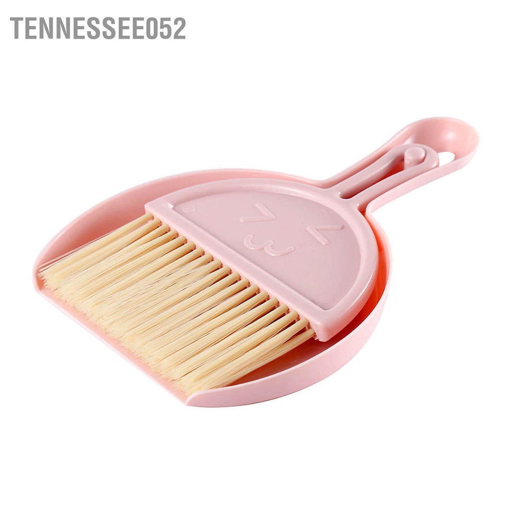 Tennessee052 Bộ chổi nhỏ và hót rác Bàn phím treo mini Chổi quét bụi cho máy tính xách tay để lau bàn văn phòng