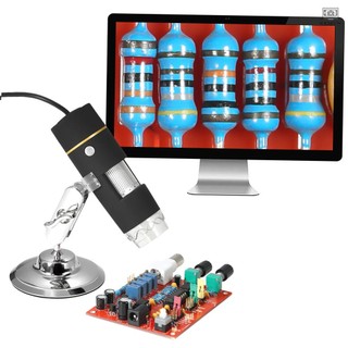 1000X Magnification USB Digital Microscope with OTG Function Endoscope 8-LED Light Magnifying Glass Magnifier with Stand