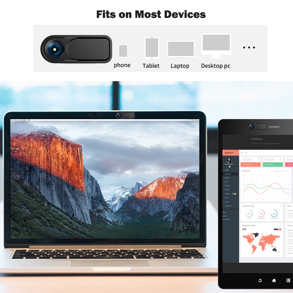 Webcam Miếng Dán Bảo Vệ camera Chống Nhìn Trộm Cho iphone ipad macbook