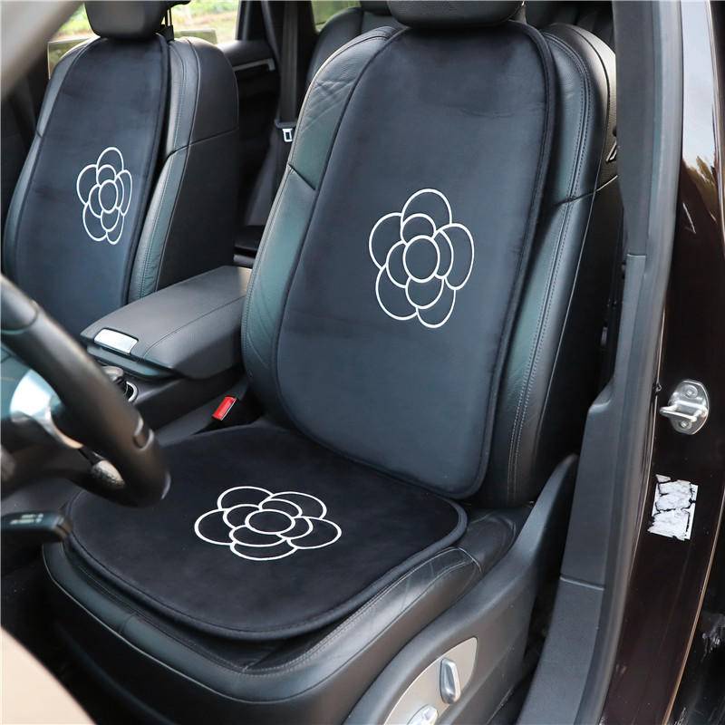 Đệm Lót Ghế Ngồi Xe Hơi Hình Hoa Trà Dễ Thương Cho Phái Nữ