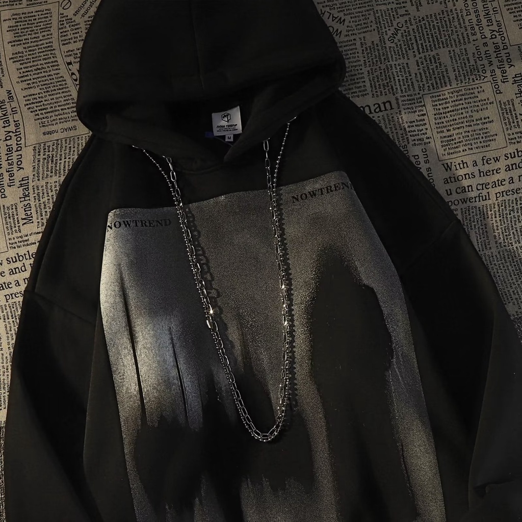 Áo Hoodie Dáng Rộng Thời Trang hip hop Cá Tính Dành Cho Nam Và Nữ