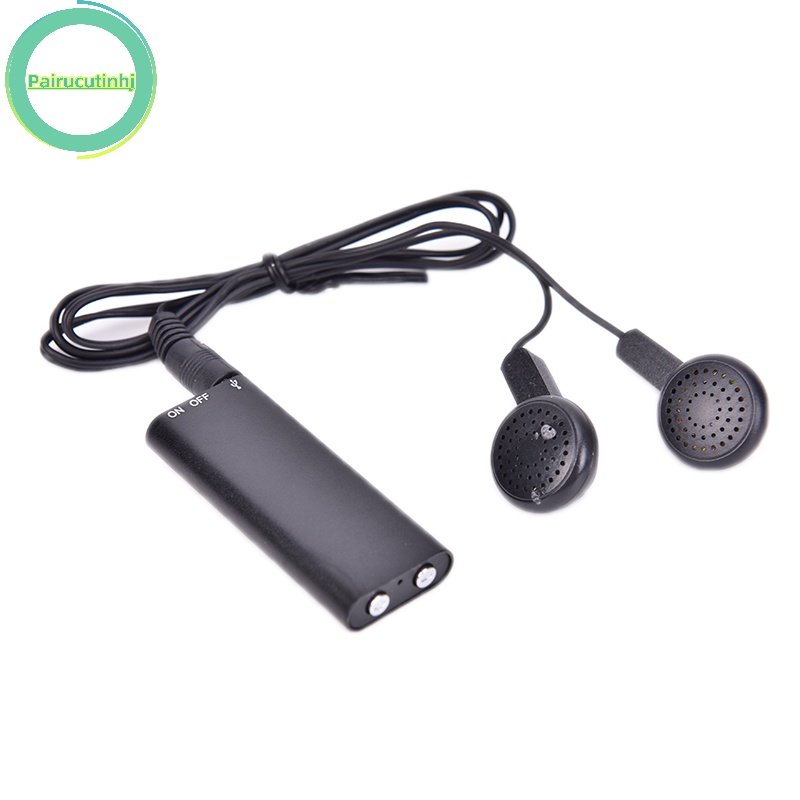 1 Máy Ghi Âm mini parucutin 96 Tiếng 8gb vn