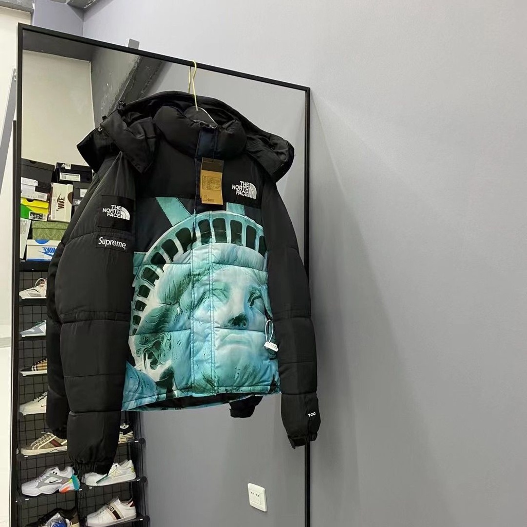 Áo Khoác cotton Dày Có Mũ Trùm Đầu the north face Chính Hãng 100% Tự Do Ấm Áp Cho Nam Và Nữ