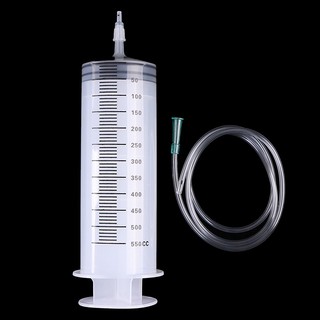 Ống tiêm cc 500ml bằng nhựa trong suốt dùng một lần tiện dụng