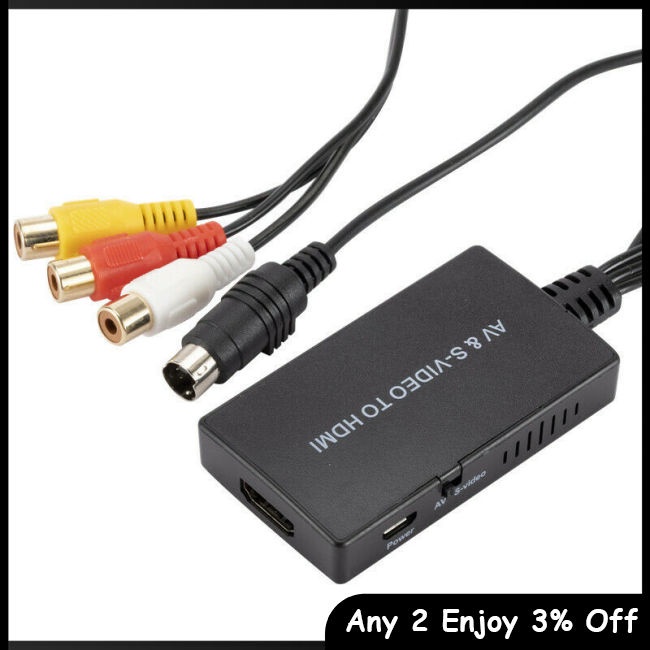 Bộ Chuyển Đổi av Sang hdmi 720p @ 60hz Cho hdtv dvd