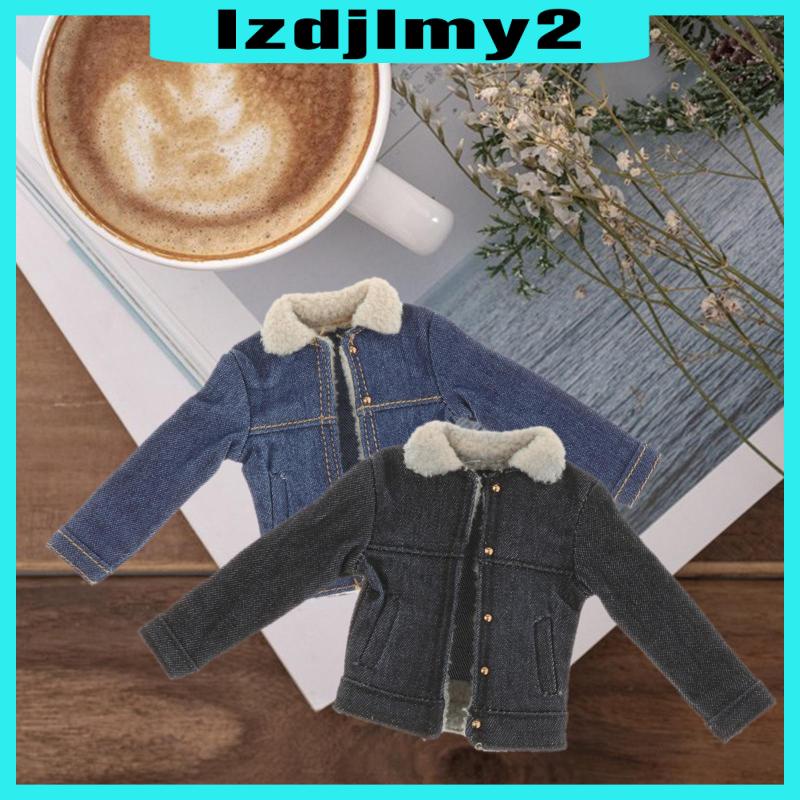 Áo Khoác Tay Dài Tỉ Lệ 1 / 12 Cho Mô Hình Búp Bê 1 / 12 6inch