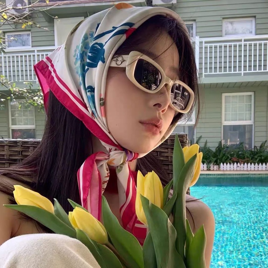 Kính Mát Hình Chữ Nhật Phong Cách retro Thời Trang Cho Nữ