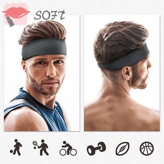 Set 1 / 4 Băng Đô Trùm Đầu Thể Thao Co Giãn Màu Trơn Thời Trang Đơn Giản Cho Nam