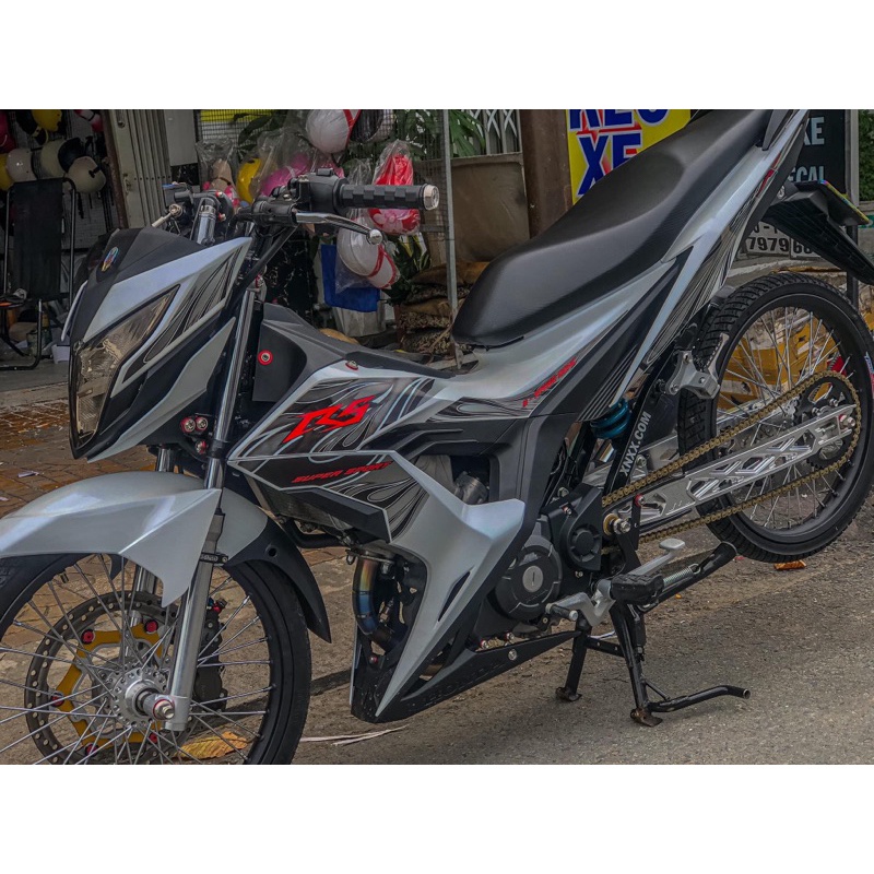 tem rời sonic lửa full bạc đen mới