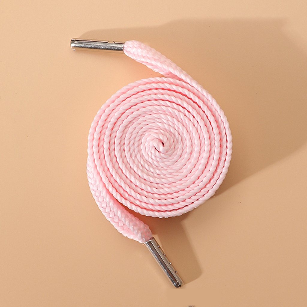 1 Cặp Dây Giày Màu Trơn Bản Rộng 2.2cm / 100cm / 120cm / 140cm
