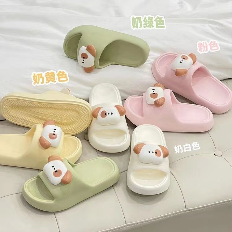 Dép unisex Chống Trượt Hình Quả Táo Đỏ Dễ Thương