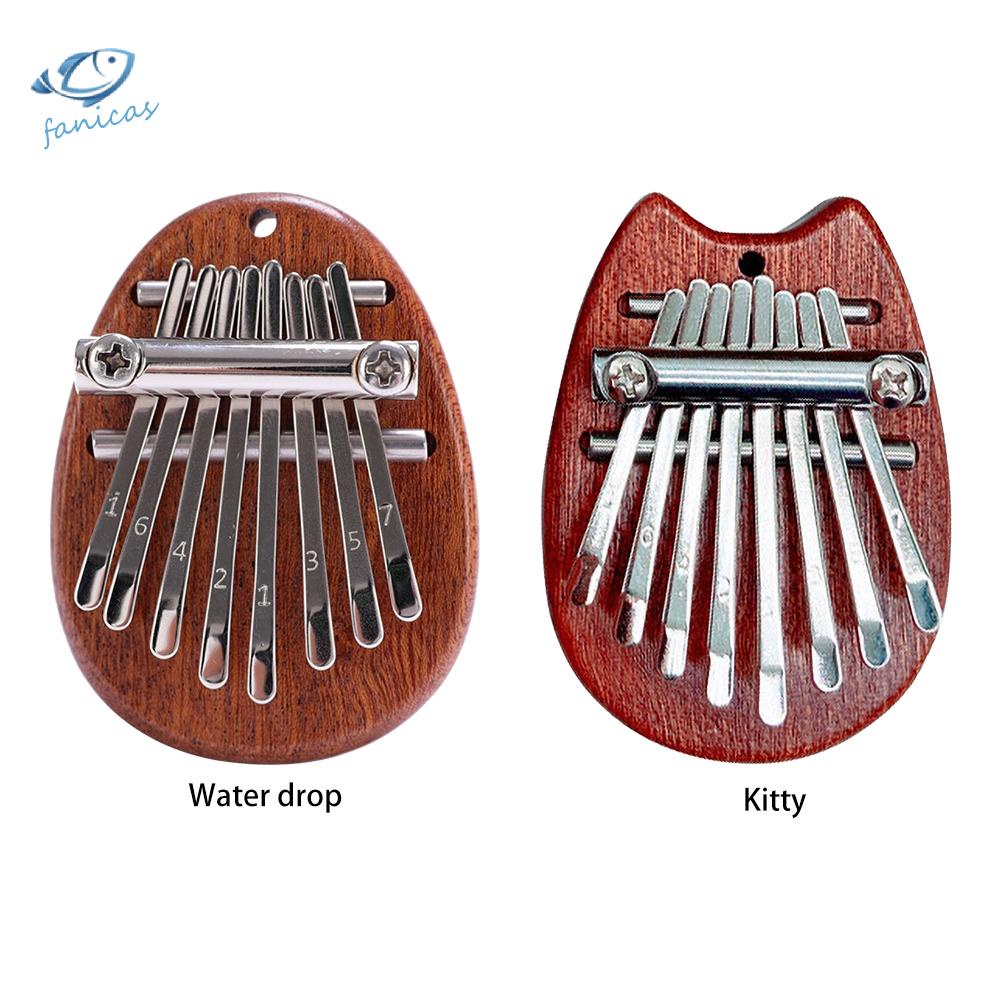 Fanicas.vn Nhạc Cụ kalimba mini Bằng Gỗ 8 Tông
