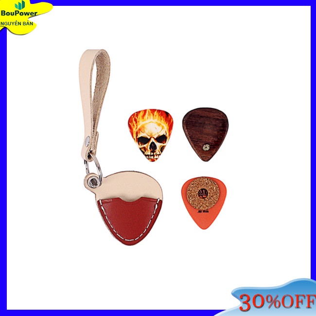 Boupower Bao Da Bò Đựng Đàn guitar Có Móc Khóa Tiện Lợi