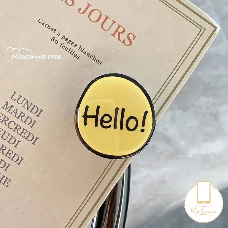 Hoạt Hình Giá Đỡ Điện Thoại Dạng Nhẫn Đeo Tay Hình Trái Tim / Hoa Hướng Dương Dễ Thương