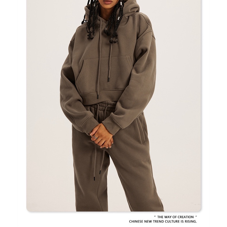 Áo Hoodie Màu Trơn Phong Cách Âu Mỹ Thời Trang Thu Đông 2023 amazon aliexpress