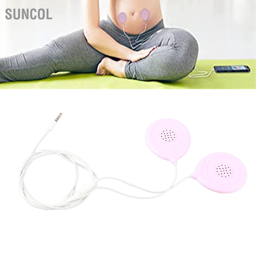 Tai nghe Baby Bump Di động chuyên nghiệp Nghe nhạc trước khi sinh Bụng Loa Quà tặng cho bà bầu SUNCOL