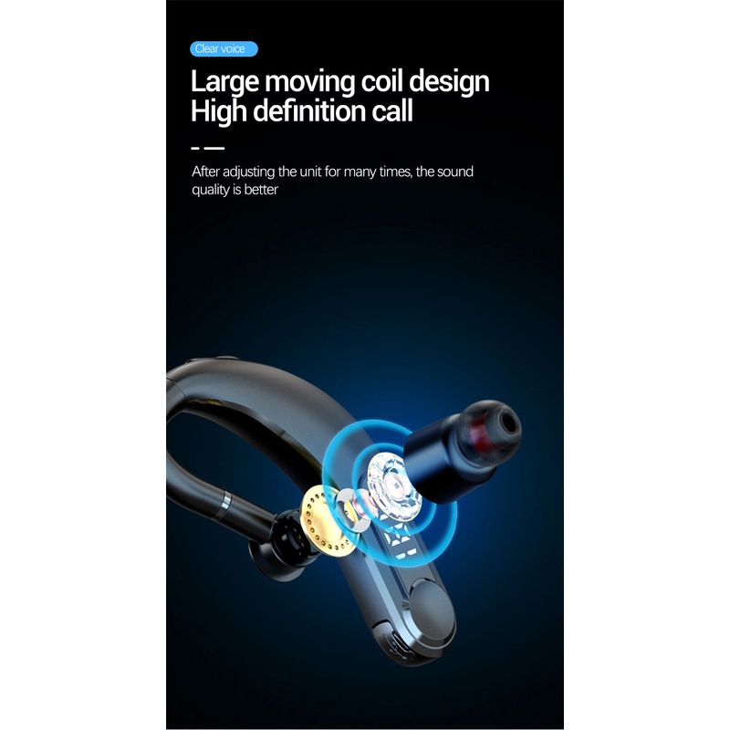 Tai nghe Bluetooth Tai nghe thể thao HD Voice Tai nghe không dây Tai nghe thể thao HD Voice Tai nghe Tws Tai nghe Tws Tai nghe Bluetooth Tai nghe không dây lululife8w