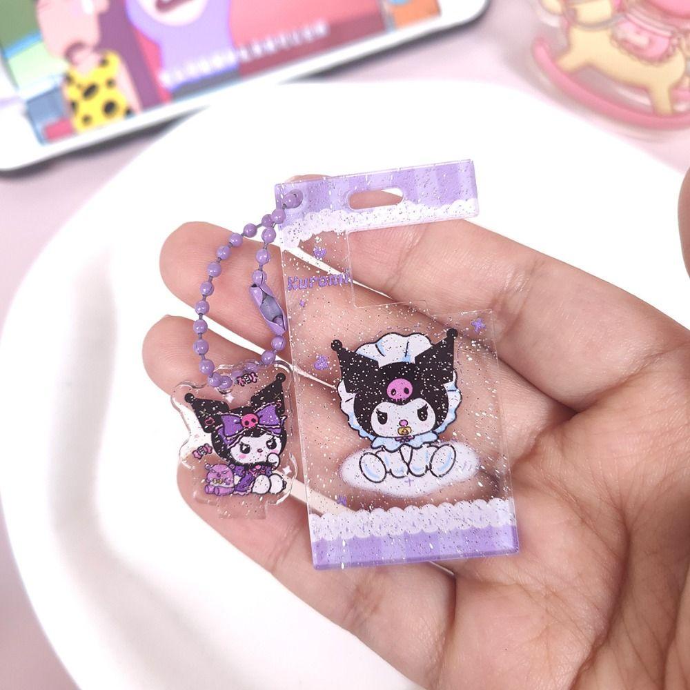 Mmluck cinnamoroll Giá Đỡ Điện Thoại Bằng acrylic Nhẹ Họa Tiết kitty Lấp Lánh