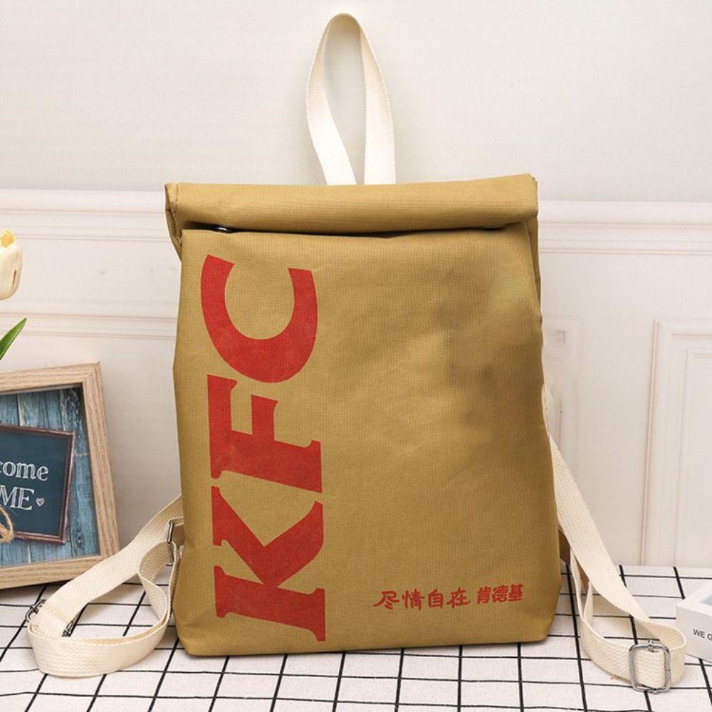 Subei Túi Đeo Chéo Vải canvas Chống Thấm Nước In Hình Mcdonald 'S Sáng Tạo Cho Nữ