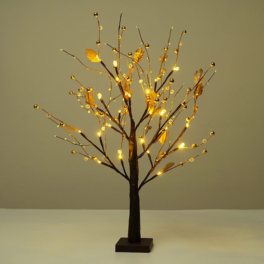 Đèn led Hình Cây Dùng Pin Trang Trí Phòng Khách / Giáng Sinh