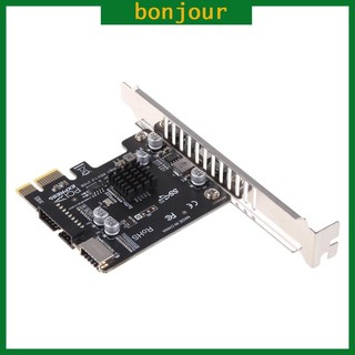 Bonj card Mở Rộng Phía Trước pci-e Sang usb3 0 type-c 5g pci Cho express x4 x8 x16 to usb3 19p