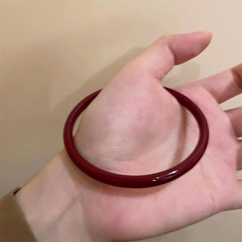 Vòng Tay Hạt Gỗ Đàn Hương Góc Tròn Phong Cách retro Cho Nữ