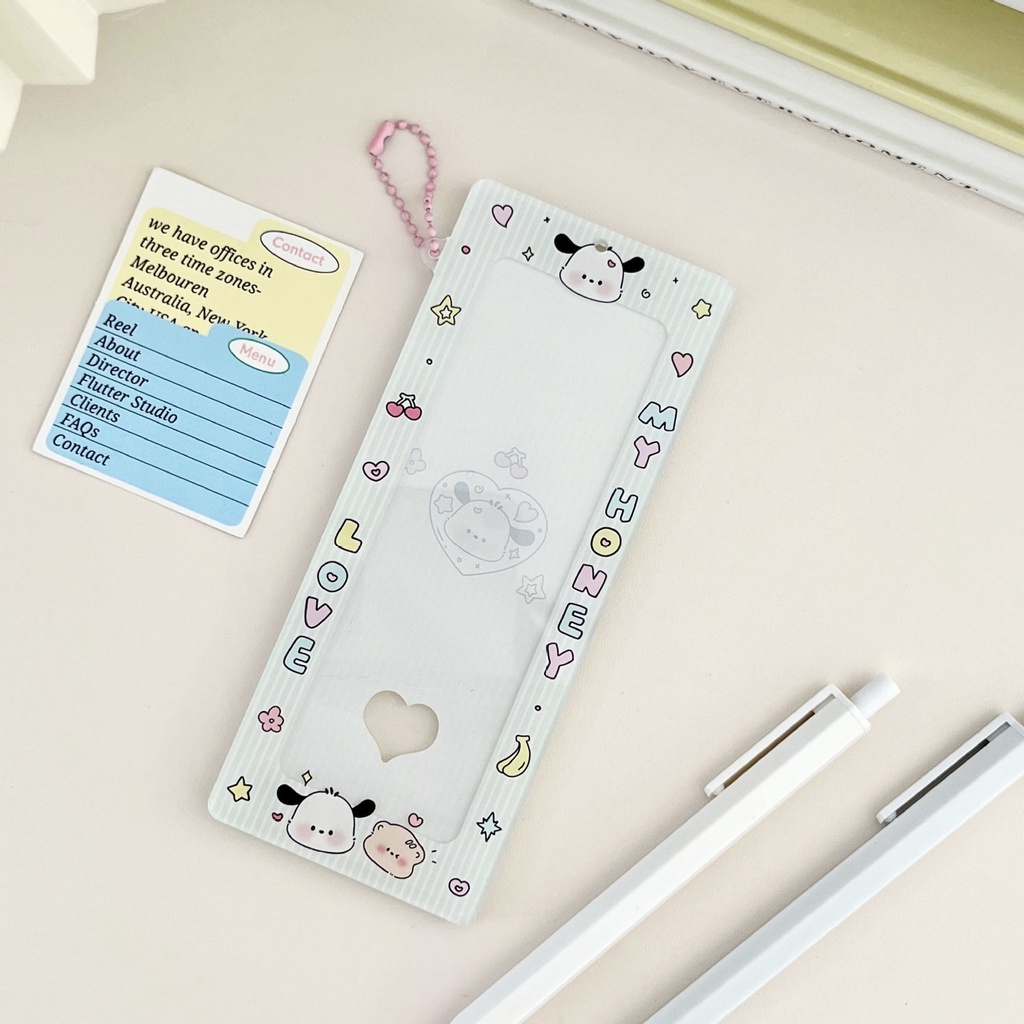 Dễ Thương Ví Đựng Thẻ idol Để Bàn Bằng acrylic Họa Tiết Chân Cún Đáng Yêu