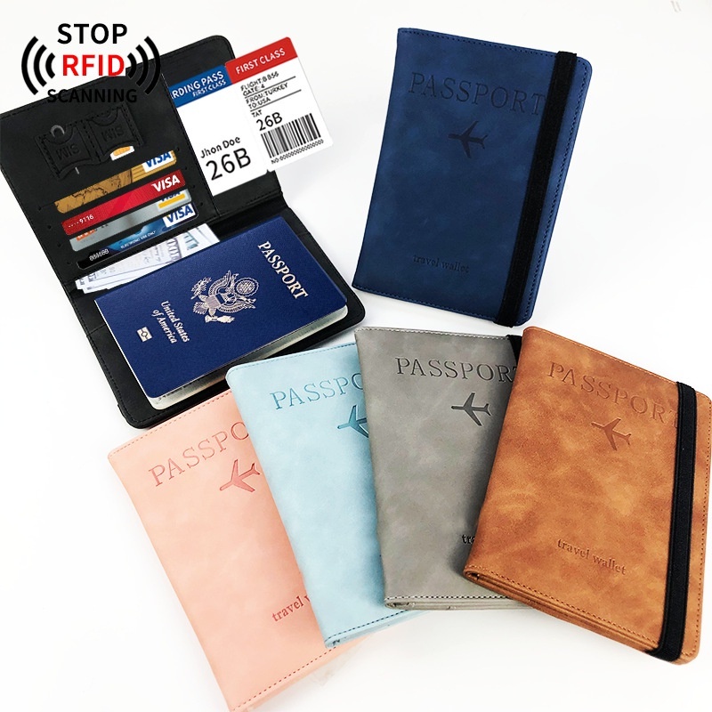 Bao Da Bọc Hộ Chiếu Da PU, Ví bọc Passport đựng thẻ ATM Đa Năng | Gấu House