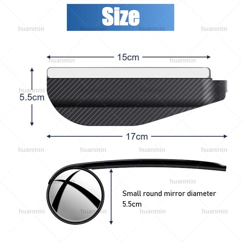 Tấm Che Mưa Hình Tròn Chống Thấm Nước Cho Gương Chiếu Hậu Xe Hơi mazda 2 3 5 6 8 cx3 cx5 cx30