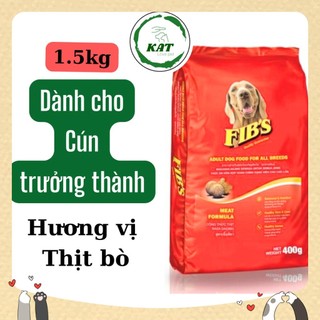 Thức ăn hạt khô cho chó lớn fibs - gói 1.5kg - kat love pet