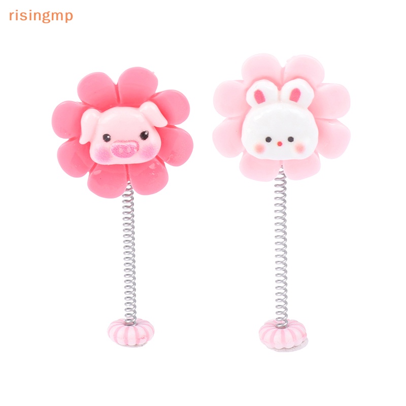 Bộ 5 Bông Hoa Hoạt Hình Lắc Lò Xo Trang Trí Bảng Điều Khiển Xe Hơi