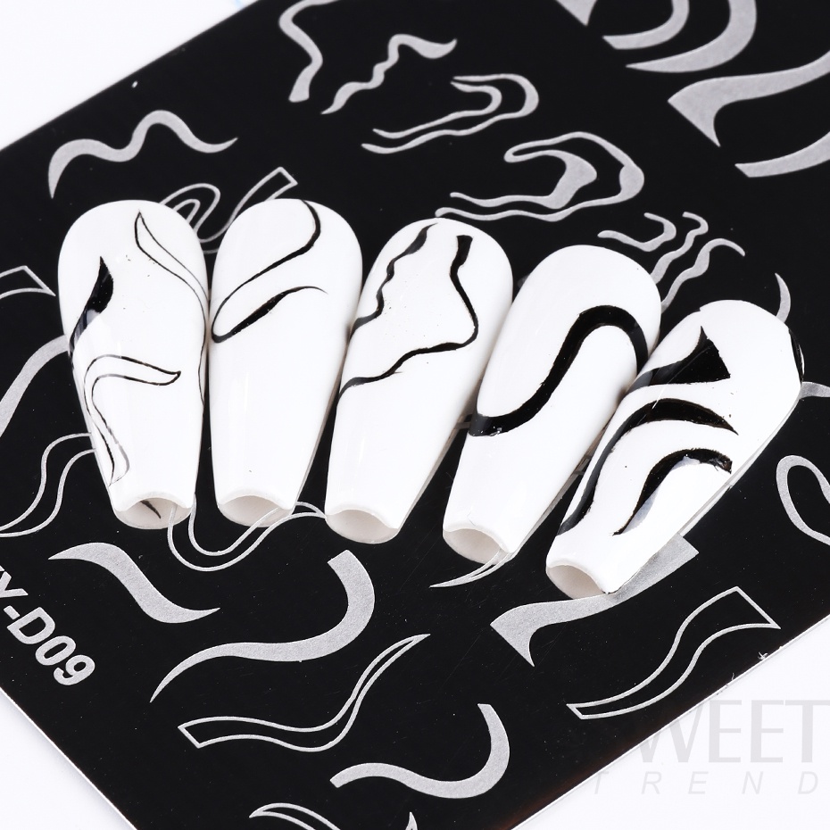 Khuôn In Móng Tay 3d Hình Hoa Tuyết / Ngựa Vằn / Da Báo Kiểu Pháp