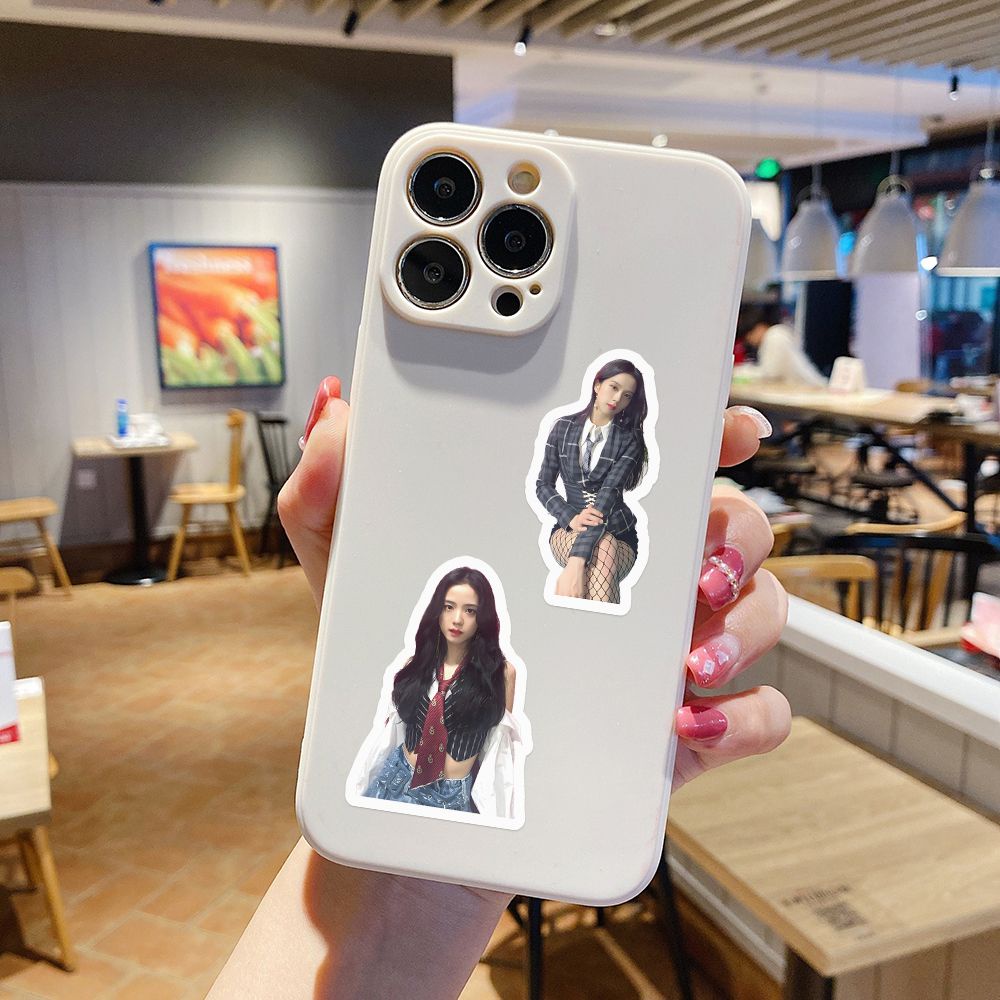 Set 100 Sticker kpop girl group BLACKPINK Hình Dán Để trang trí diy vỏ điện thoại di động / máy tính xách tay / mũ bảo hiểm / vali