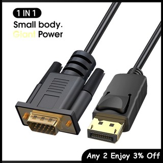 Zevaret Dây Cáp Chuyển Đổi Cổng displayport Sang vga 1080p 60hz