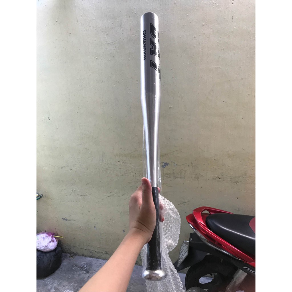 Gậy bóng chày BAT hợp kim nhôm siêu nhẹ 28inch 71cm 380gr, nguyên bản không sơn, không gỉ sét