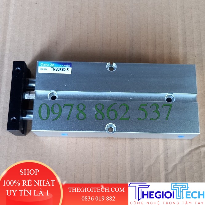 Xi lanh khí nén 2 ty TN 20x80