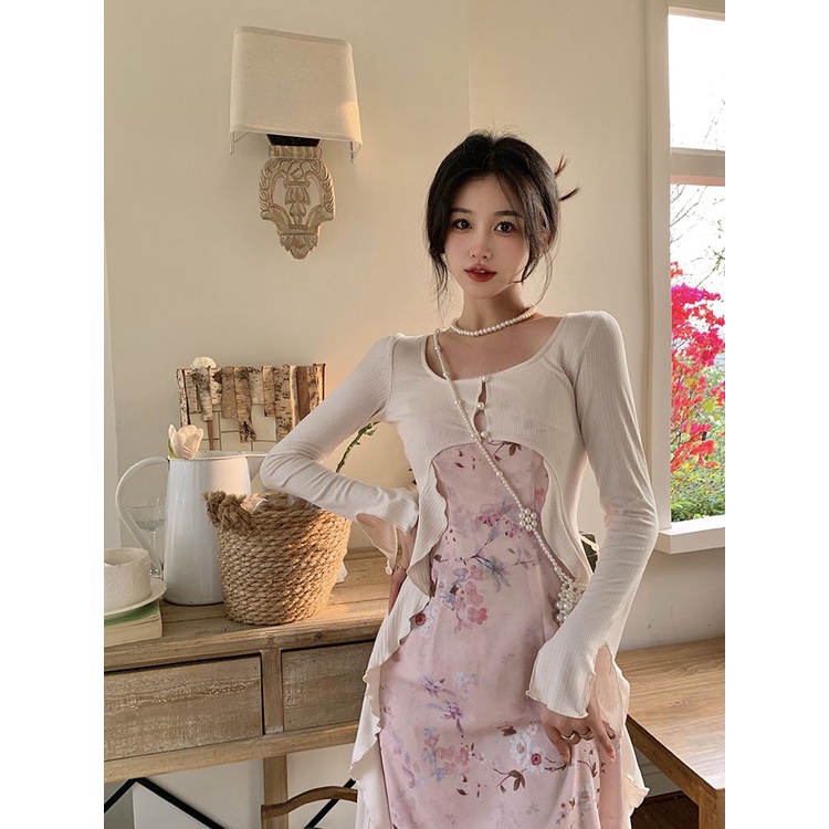 Áo Khoác cardigan Dáng Dài Chống Nắng Phong Cách Trung Hoa Thời Trang Mùa Xuân 2023
